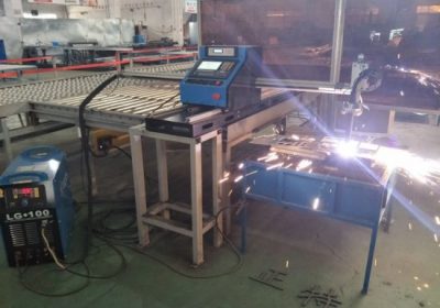 Висока прецизност Hiwin плоштад железнички плазма машина 1300 * 2500mm алуминиум лист CNC плазма машина за сечење Huayuan 65A плазма моќ