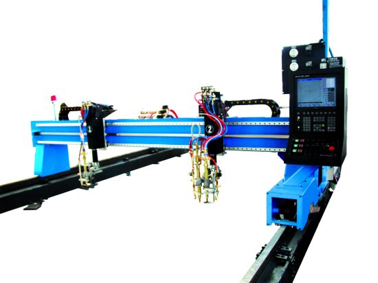 Пренослив ЦПУ плазма машина за сечење и автоматска машина за сечење на гас со челична патека