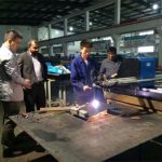 Добар квалитет на CNC плазма машина за сечење на фабрика за фабрика цена