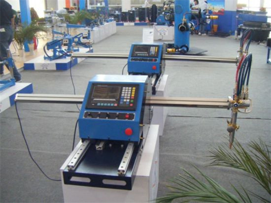 Дебела SS CS GI Gantry CNC машина за сечење, плазма и пламен машина со фабрички цена