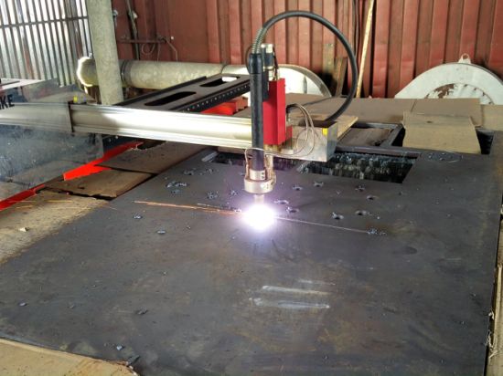 CNC лесна челична плоча машина за сечење пренослив плазма метал машина за сечење
