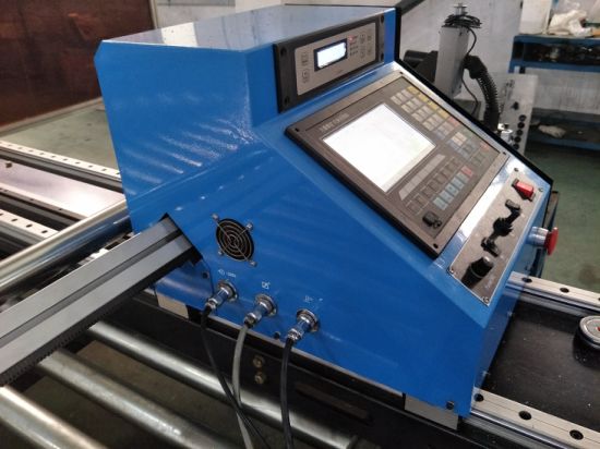 CNC плазма метал машина за сечење со THC / дебел метал плазма машина за сечење за лим / 40A 60A 120A напојување машина