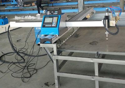 пренослив мини ЦПУ плазма машина 120A од нерѓосувачки челик плоча CNC машина за сечење / 1600 * 3400mm сечење големина со CE сертификација